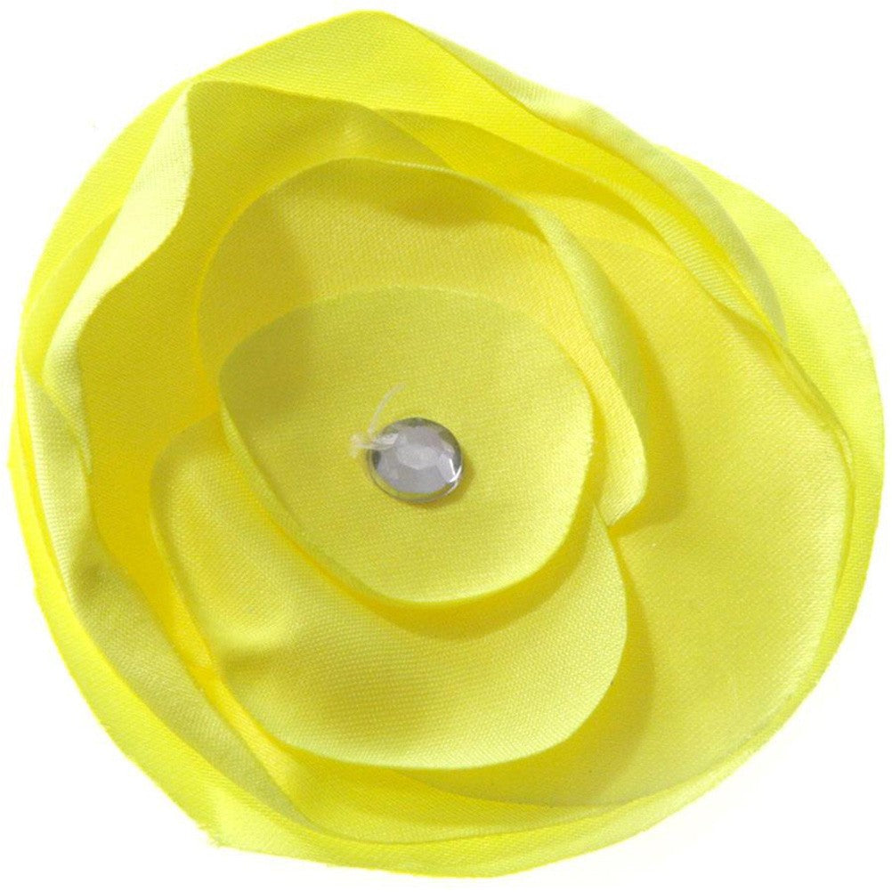 Fleur en tissu création bijoux et accessoires (5 pièces)