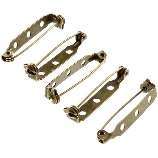 Broche épingle sécurité création bijoux 30mm ( 10 Pièces )