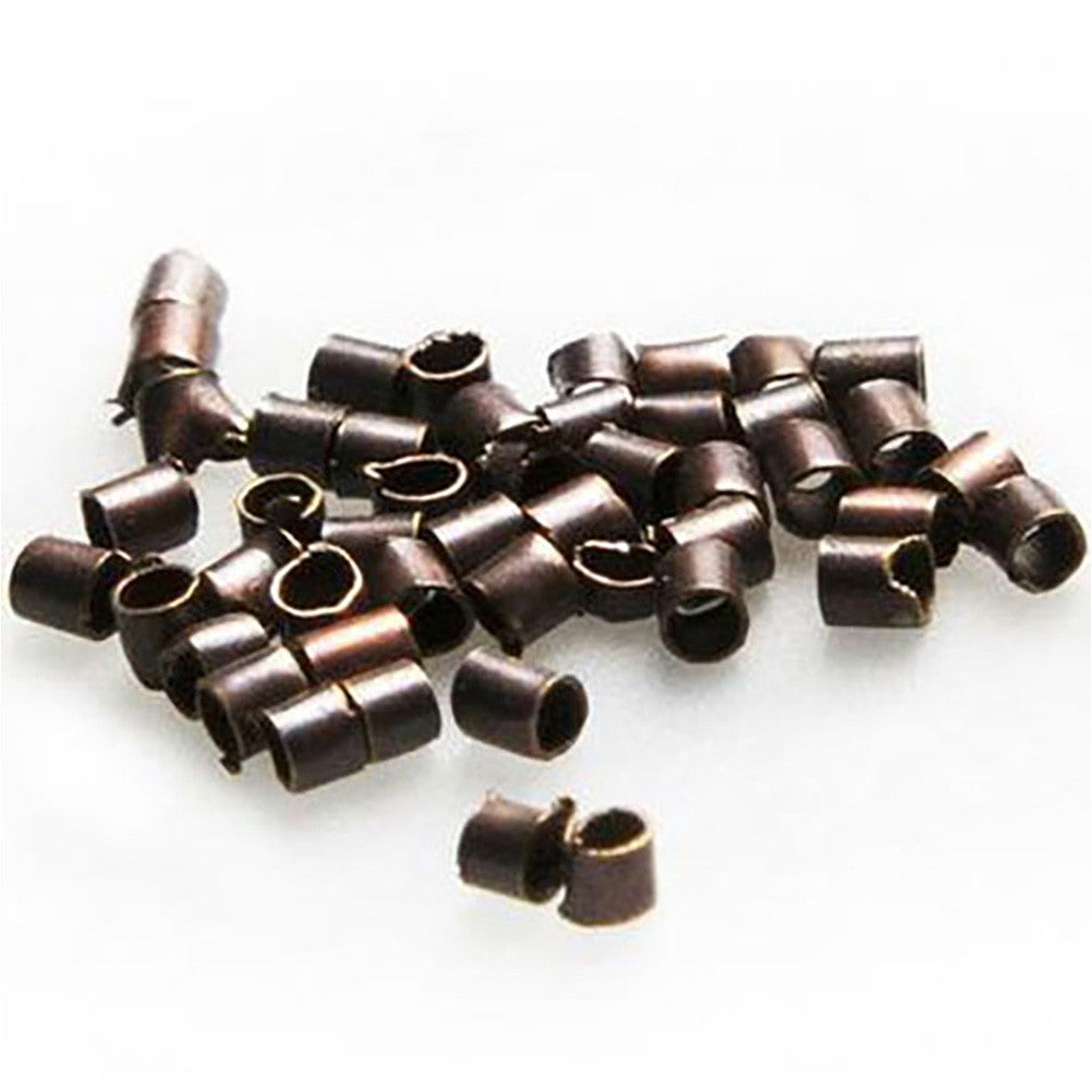 Perles à écraser forme tube 1.5 mm ( 200 Pièces )