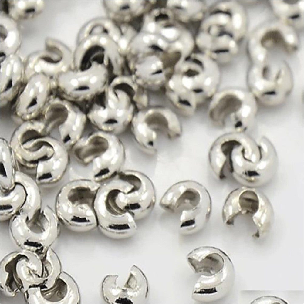 Cache Perles À Écraser ( 100 Pièces ) ( 3 Mm De Diamètre )
