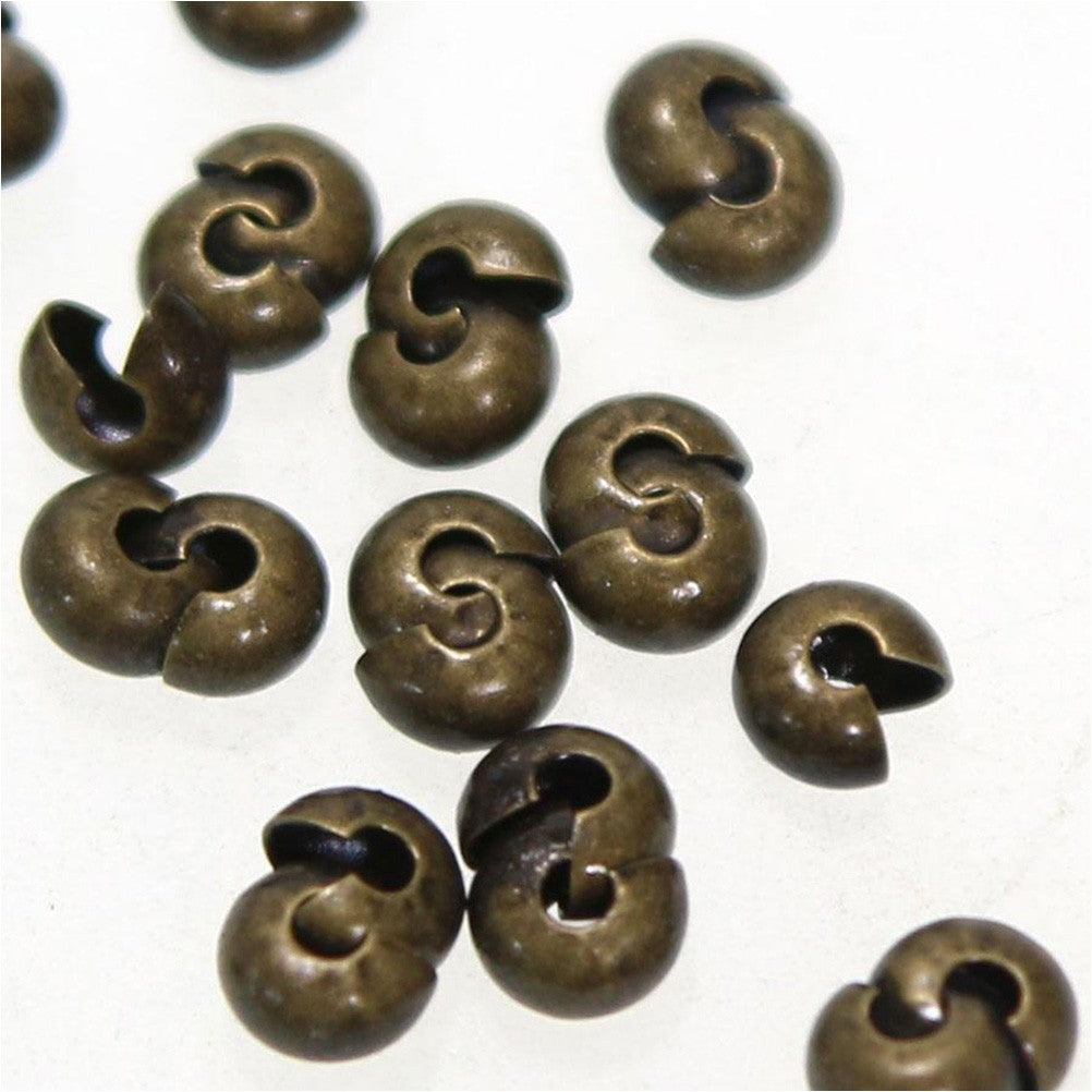 Cache Perles À Écraser ( 100 Pièces ) ( 3 Mm De Diamètre )
