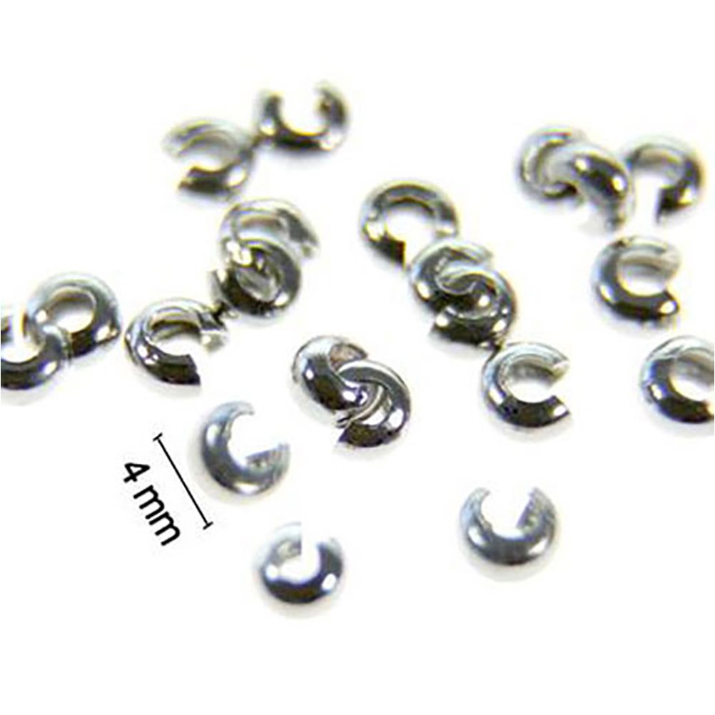 Cache Perles À Écraser ( 100 Pièces ) ( 3 Mm De Diamètre )