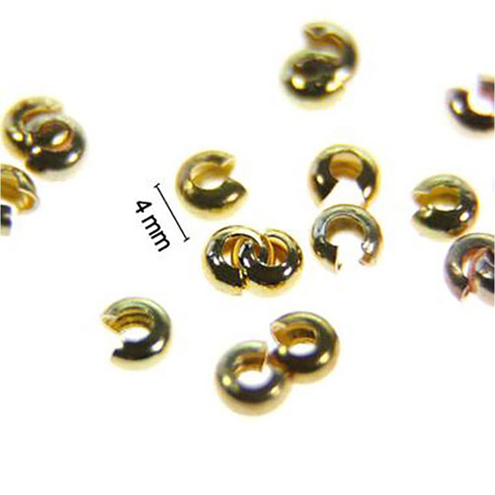 Cache Perles À Écraser ( 100 Pièces ) ( 4 Mm De Diamètre )