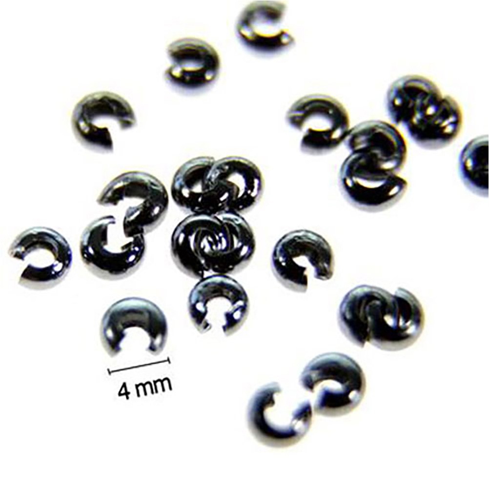 Cache Perles À Écraser ( 100 Pièces ) ( 4 Mm De Diamètre )