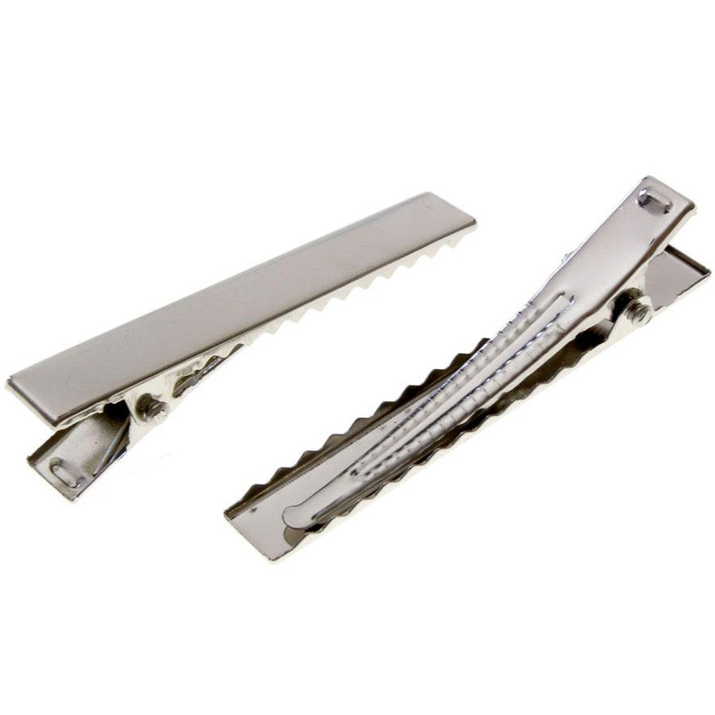 Pince crocodile barrette cheveux 45 x 8 mm (10 Pièces)