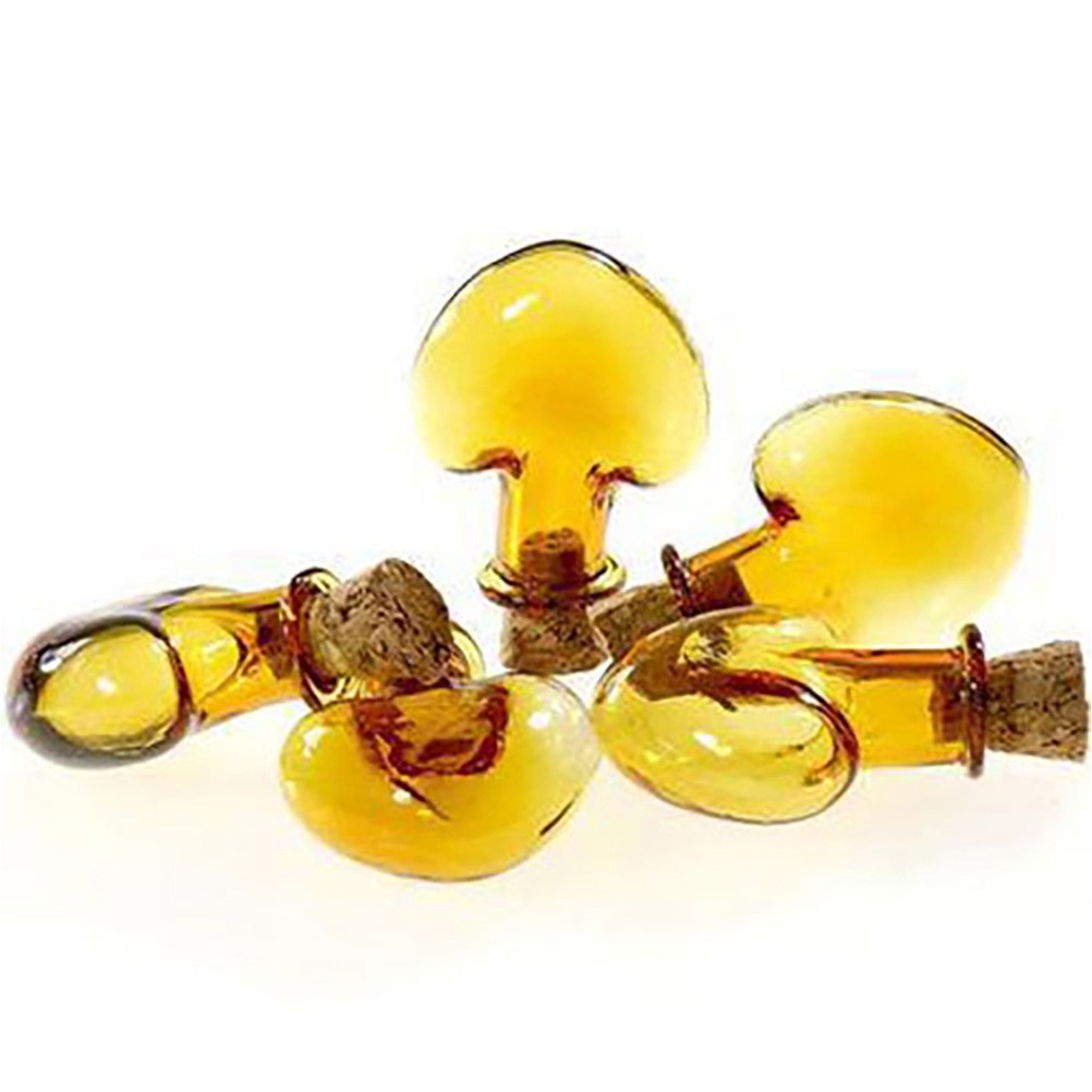 Mini Fiole Cœur Pendentif ( 5 Pièces ) ( 28 X 31.5 Mm )