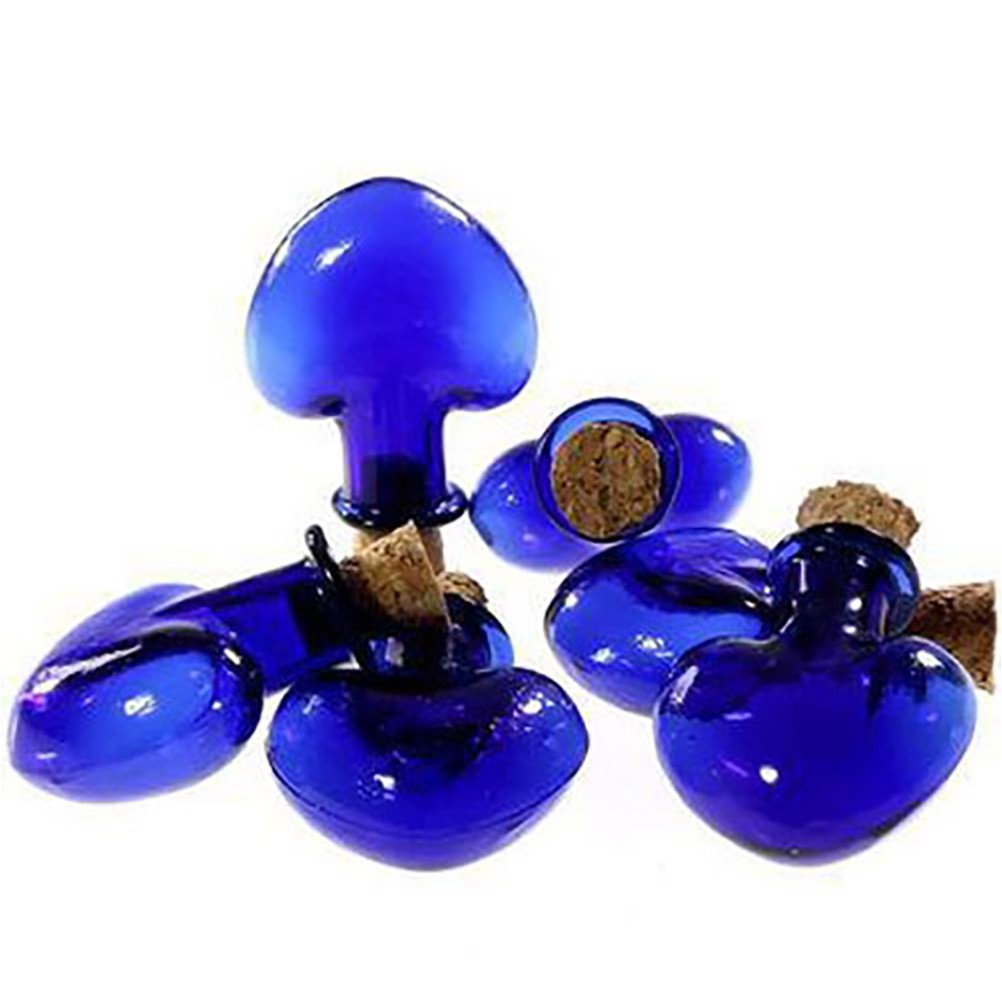 Mini Fiole Cœur Pendentif ( 5 Pièces ) ( 28 X 31.5 Mm )