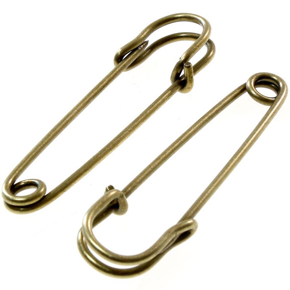 Broche épingle à nourrice création bijoux 51mm ( 5 Pièces )