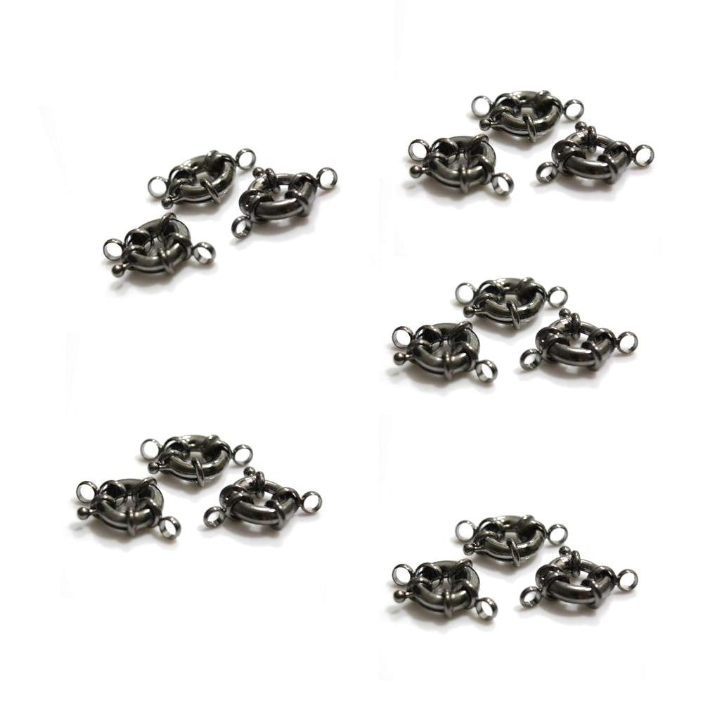 Fermoir bouée à ressort 11 mm ( 10 Pièces )