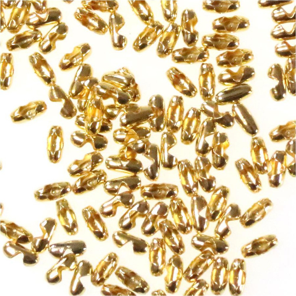 Fermoir Chaine À Billes ( 100 Pièces ) ( 5 X 2,5 Mm )