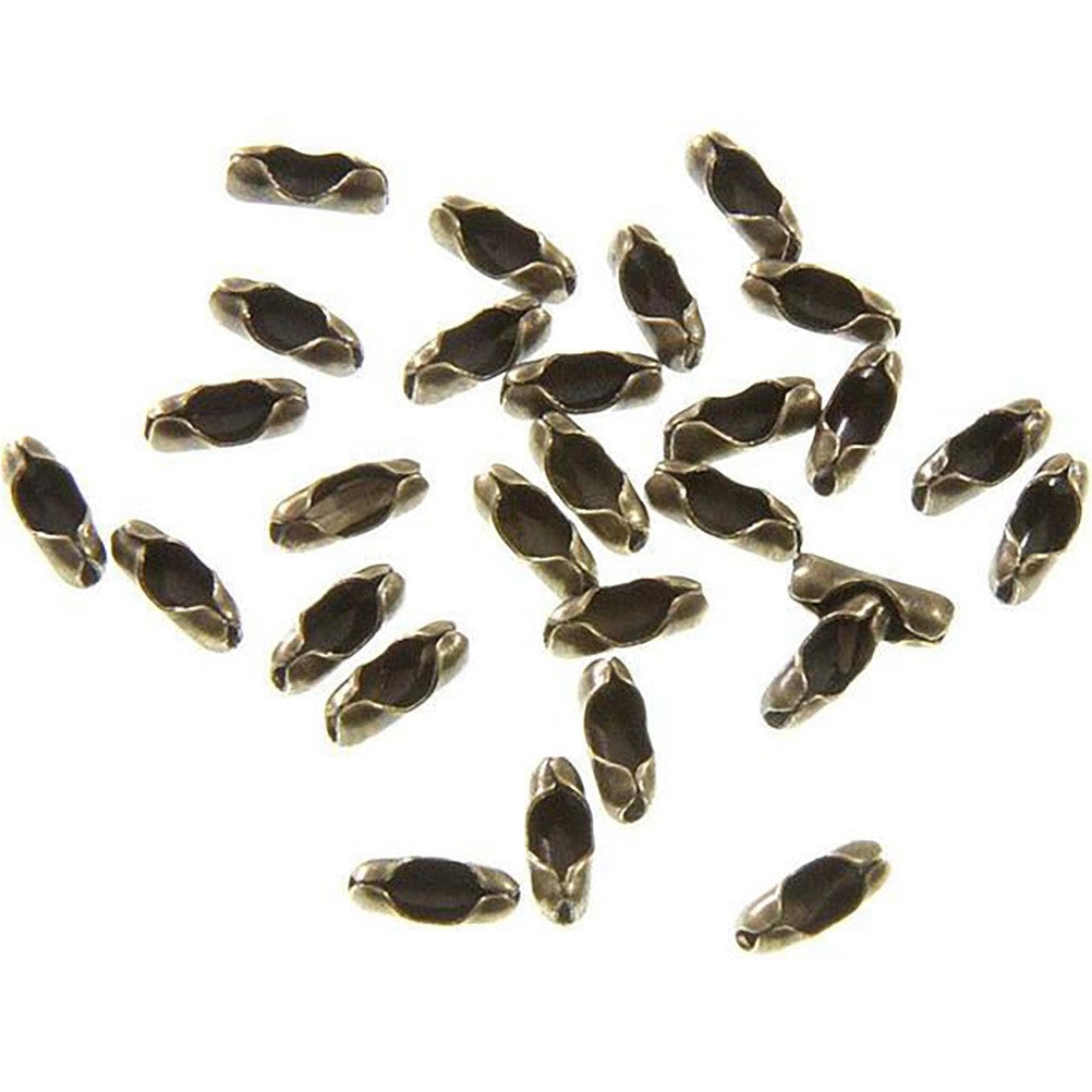 Fermoir Chaine À Billes ( 100 Pièces ) ( 7,5 X 2,5 Mm )