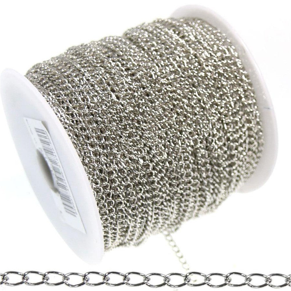 Chaine maille cheval 5 x 3 mm (1 mètre)