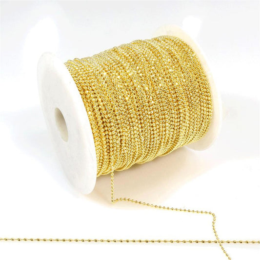 Chaine à billes 1,5 mm (1 mètre)