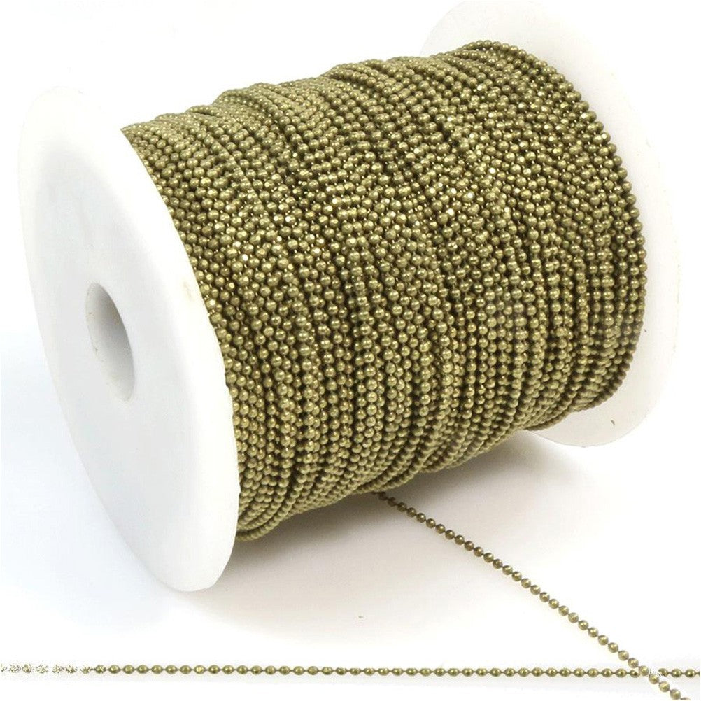Chaine à billes 1,5 mm (1 mètre)