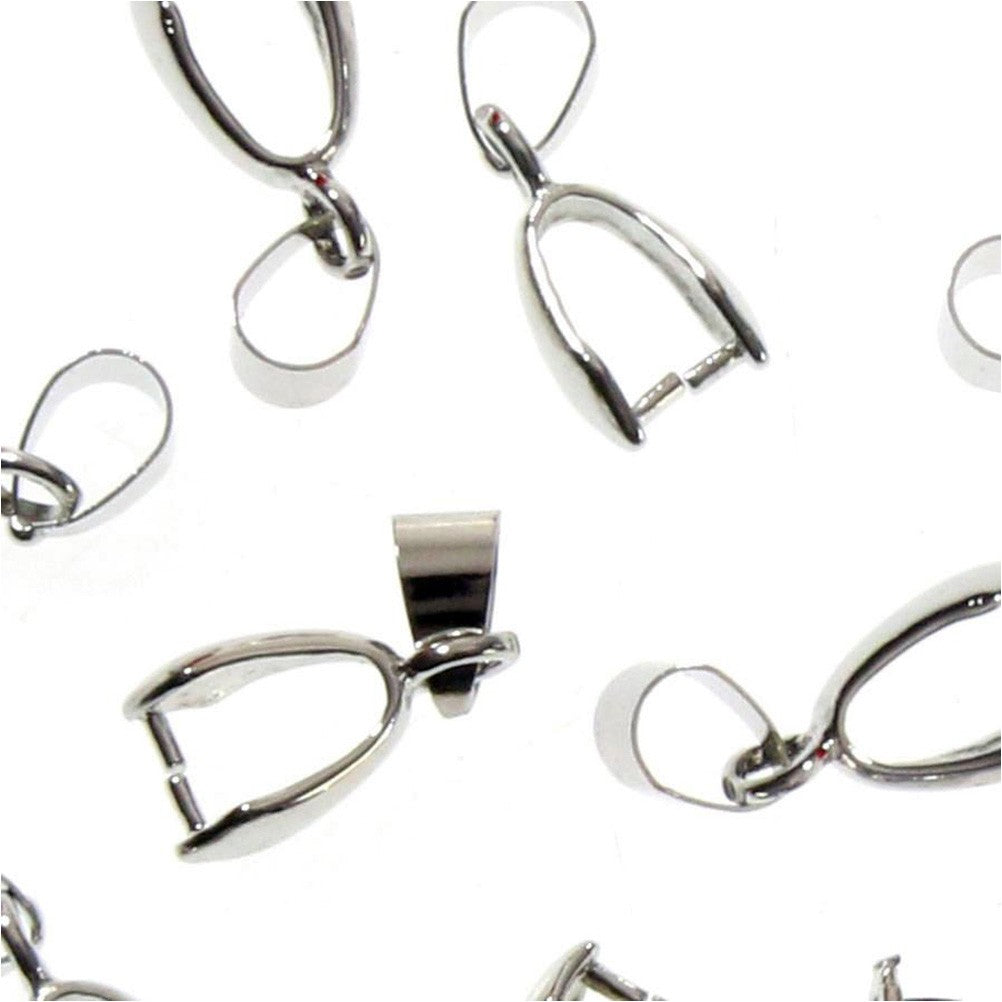 Bélières attache pendentif 19 x 5 mm ( 10 Pièces )