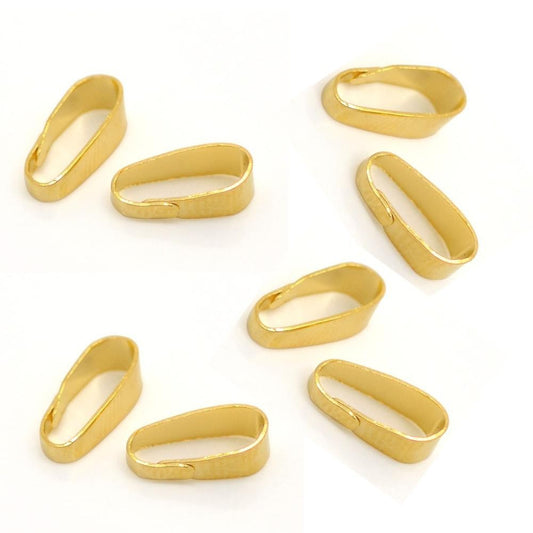 Attache Pendentif Bélière 10 X 4 Mm (10 Pièces)