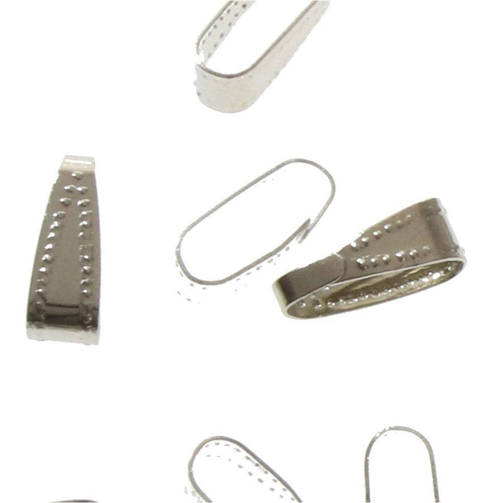 Attache Pendentif Bélière 10 X 4 Mm (10 Pièces)