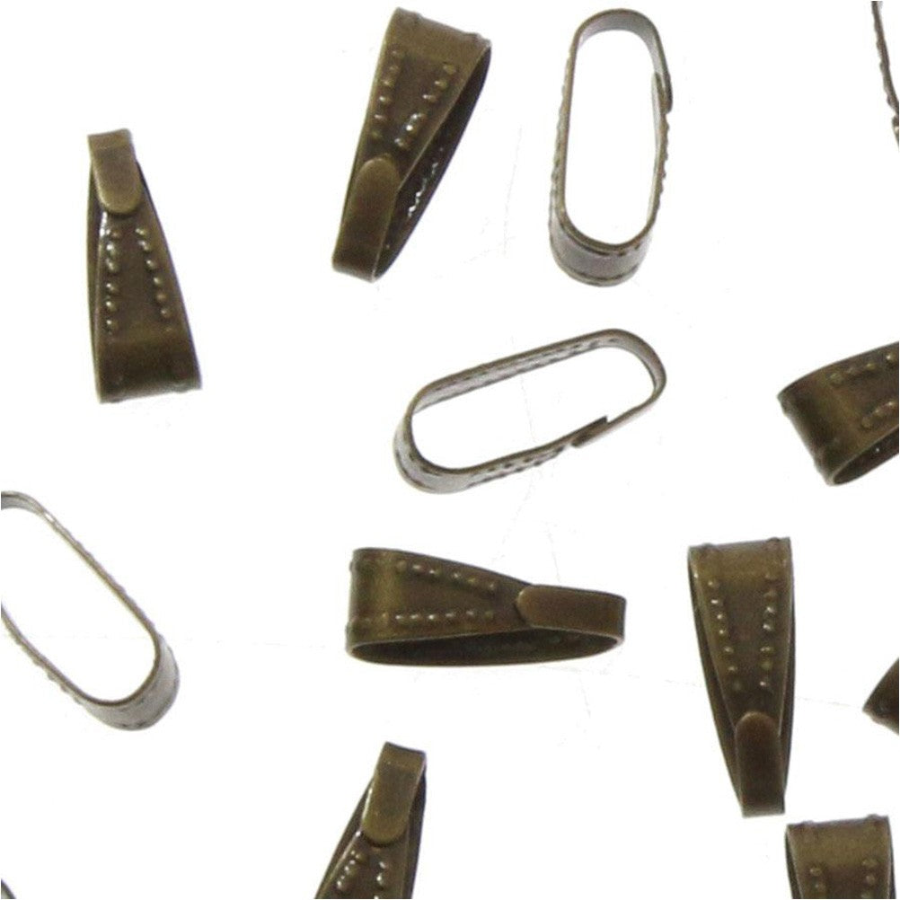 Attache Pendentif Bélière 10 X 4 Mm (10 Pièces)