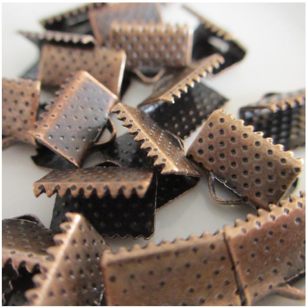 Embout Ruban Cordon À Griffe ( 20 Pièces ) ( 8 Mm )