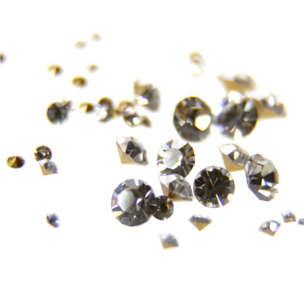 Strass diamant en verre qualité supérieure ( 10 pièces ) ( 4 mm de diamètre )