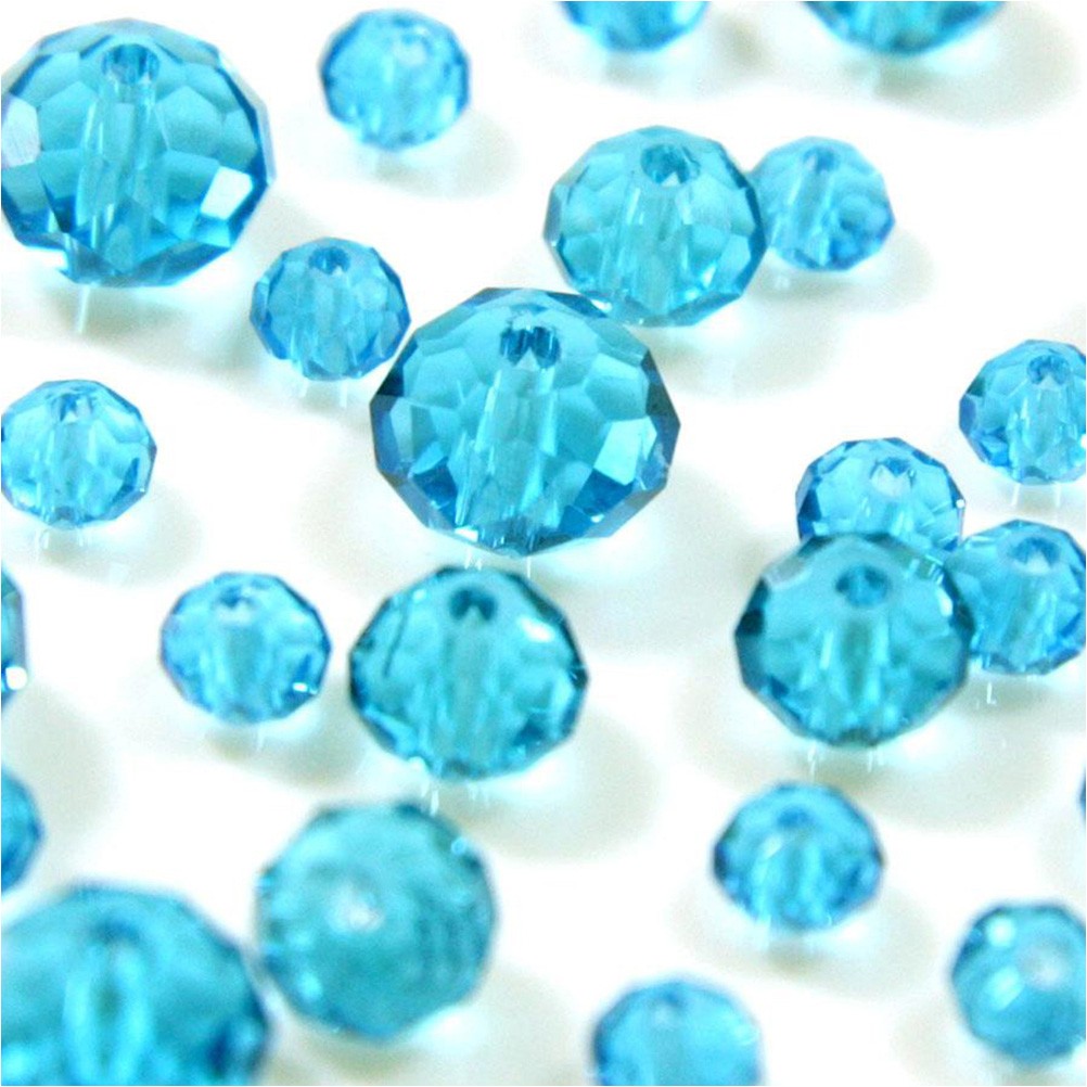 Perles cristal cz à facettes quartz de Bohème 6 mm (100 pcs)