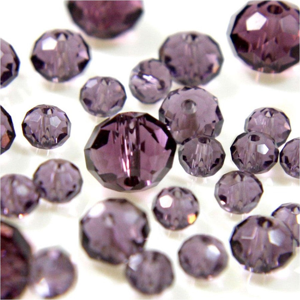 Perles cristal cz à facettes quartz de Bohème 6 mm (100 pcs)