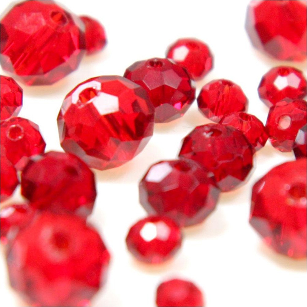 Perles cristal cz à facettes quartz de Bohème 6 mm (100 pcs)