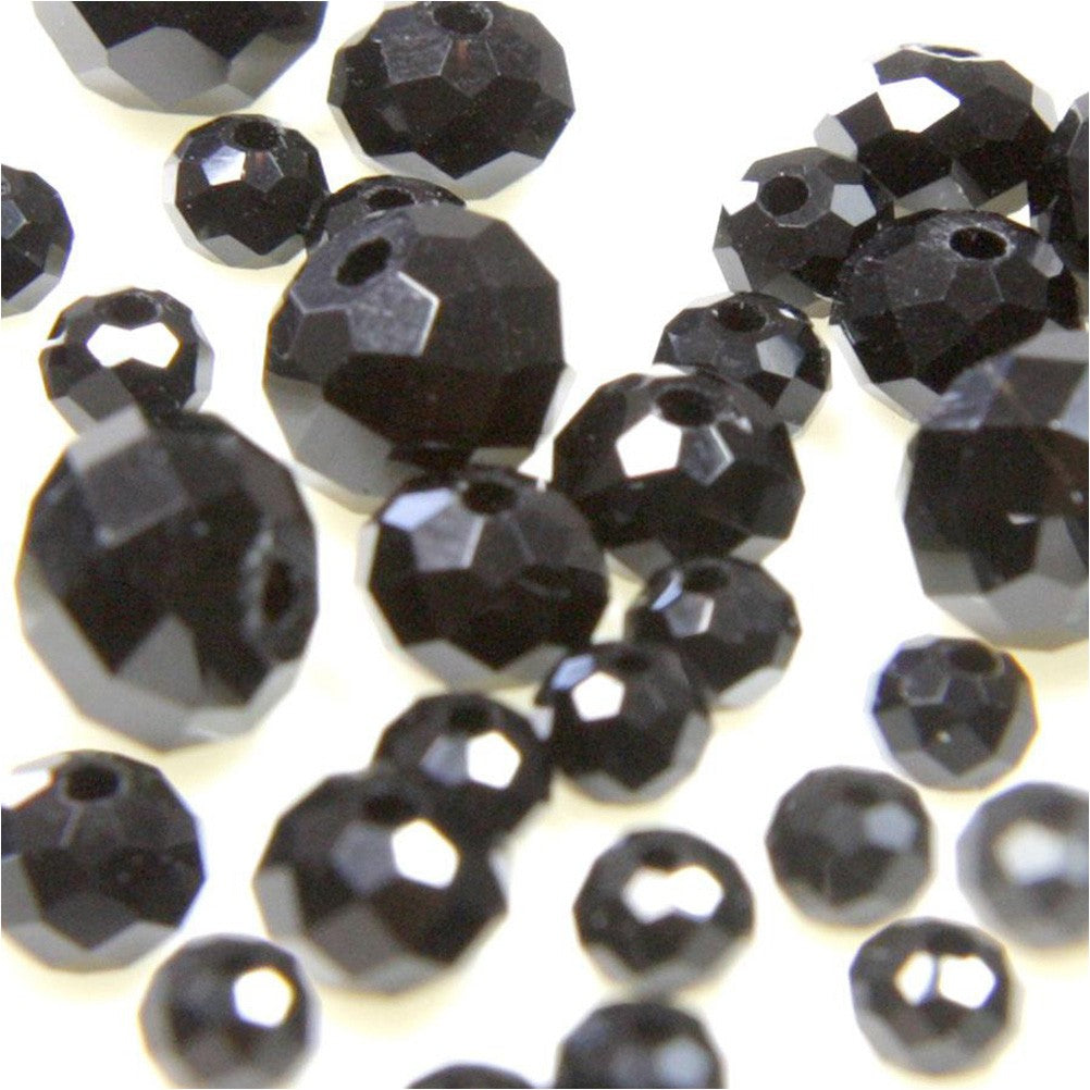 Perles cristal cz à facettes quartz de Bohème 6 mm (100 pcs)