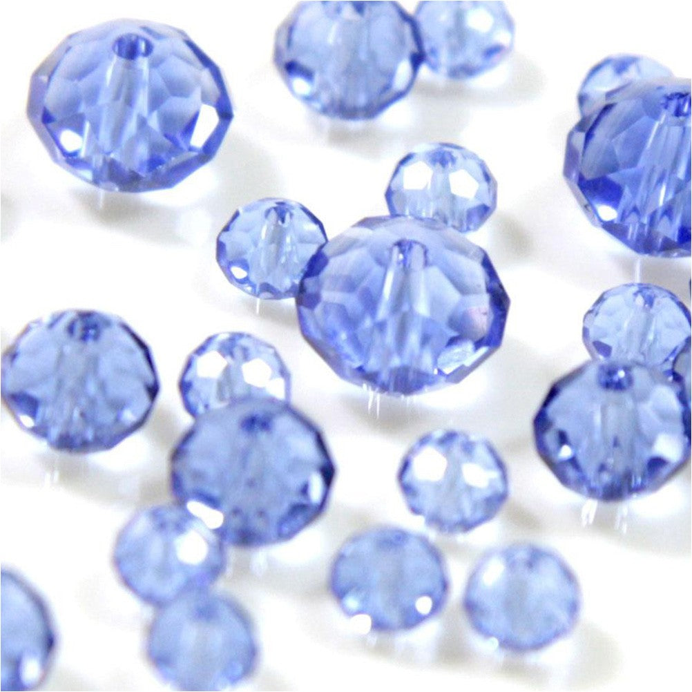 Perles cristal cz à facettes quartz de Bohème 8 mm (70 pcs)