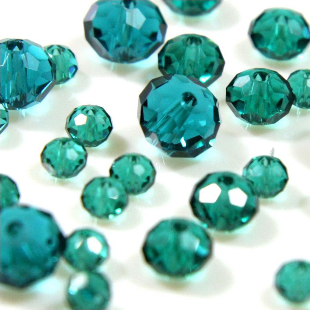 Perles cristal cz à facettes quartz de Bohème 8 mm (70 pcs)