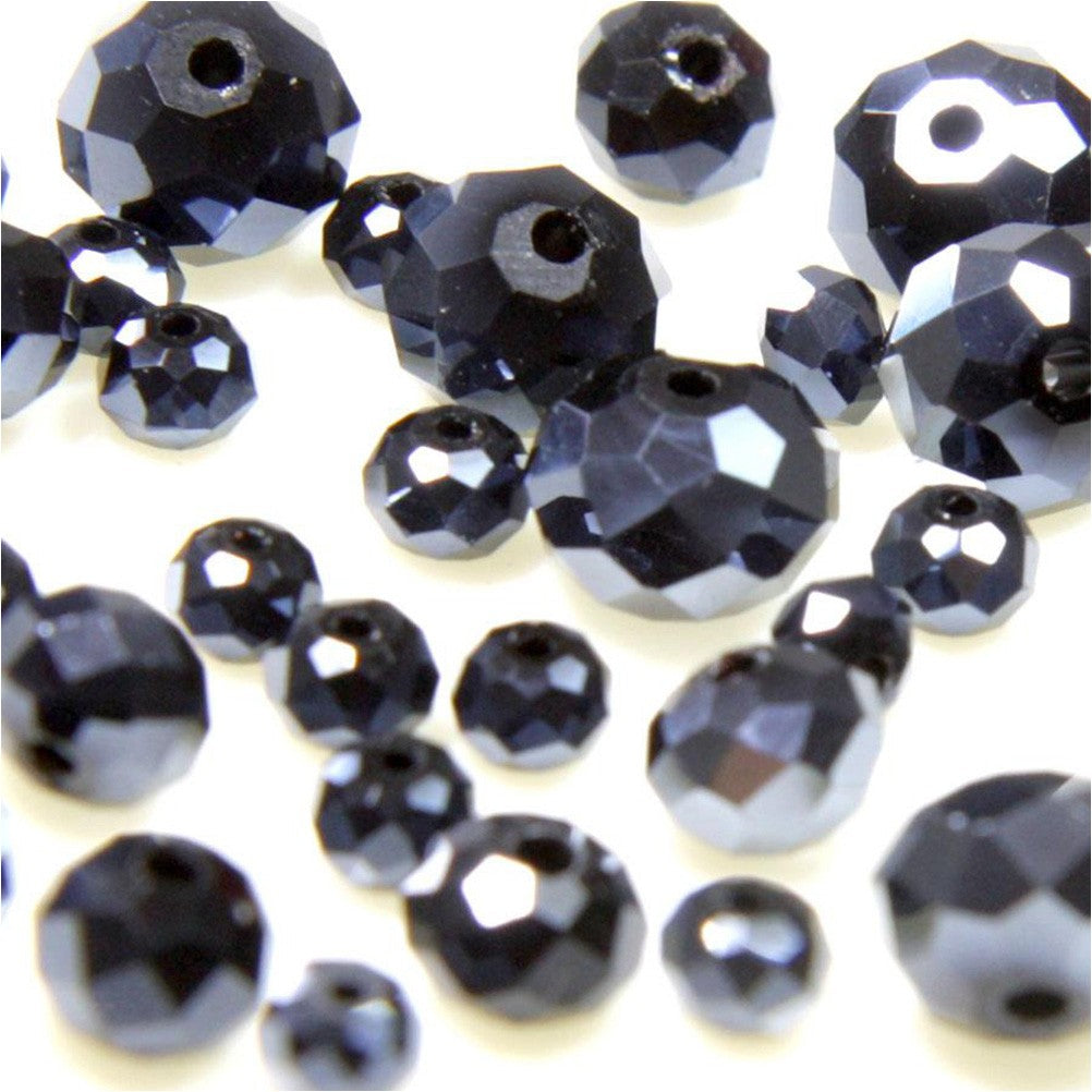 Perles cristal cz à facettes quartz de Bohème 8 mm (70 pcs)