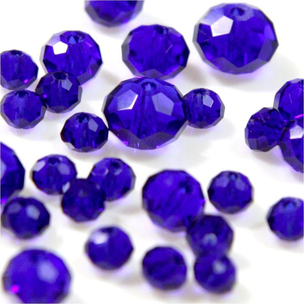 Perles cristal cz à facettes quartz de Bohème 8 mm (70 pcs)