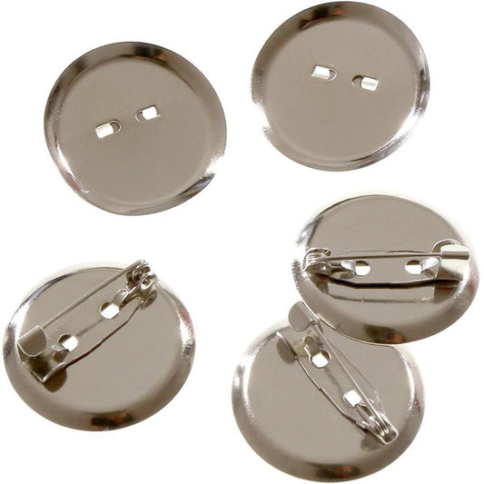 Broche épingle badge création bijoux 29mm ( 10 Pièces )