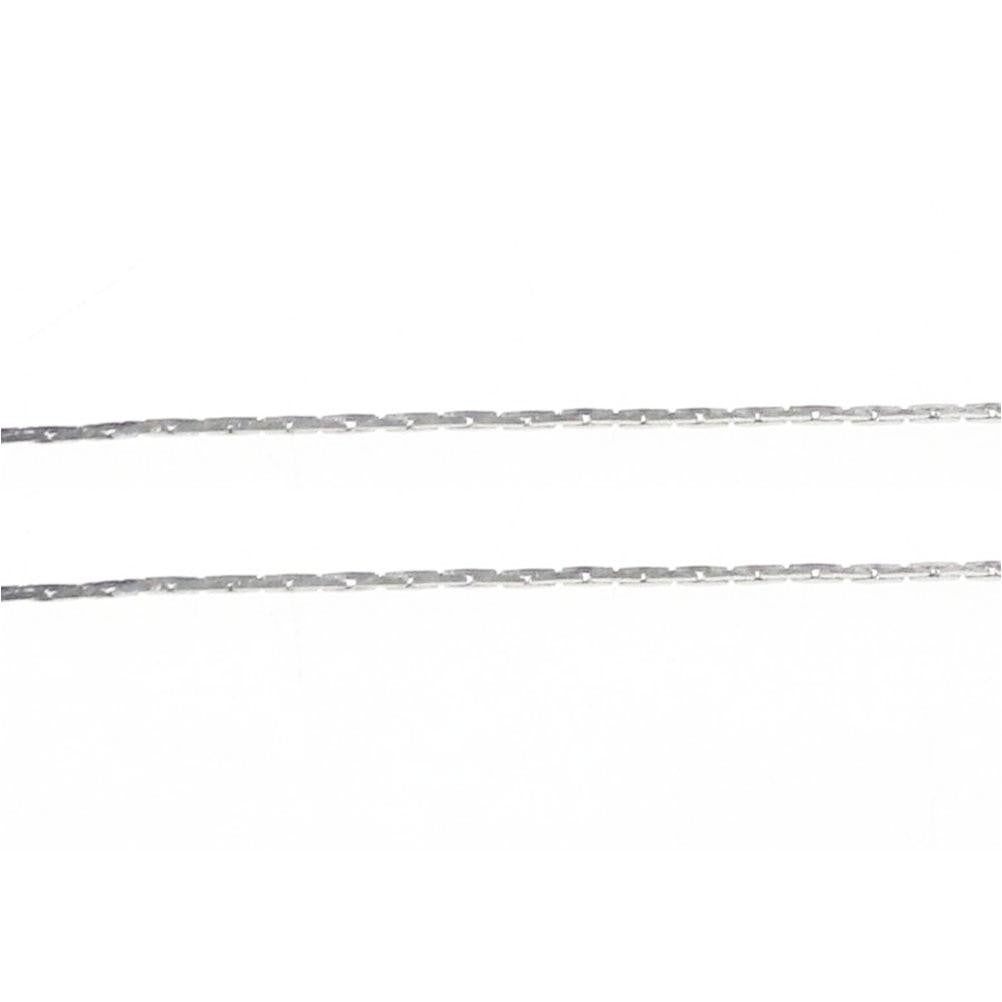 Chaine bijoux mailles jaseron 0,9 x 0,6 mm (1 mètre)