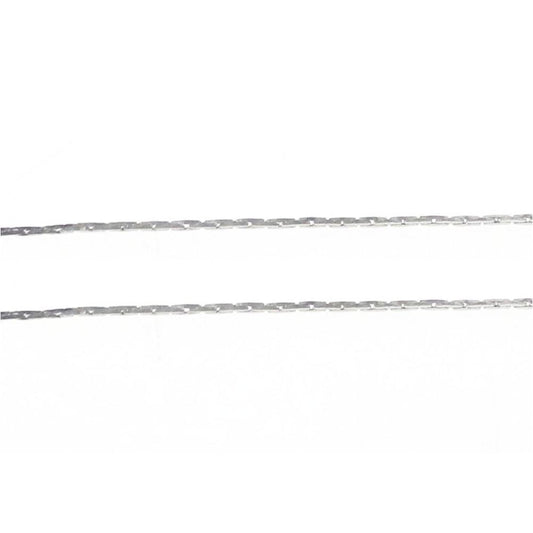 Chaine bijoux mailles jaseron 0,9 x 0,6 mm (1 mètre)