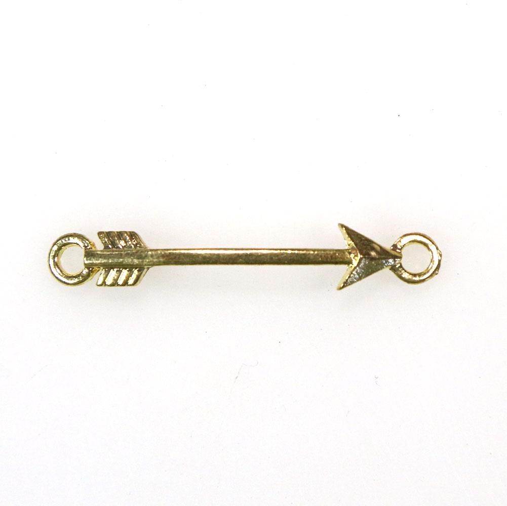 Connecteur bijoux Flèche Tendre 43 x 6 mm (1 pièce)
