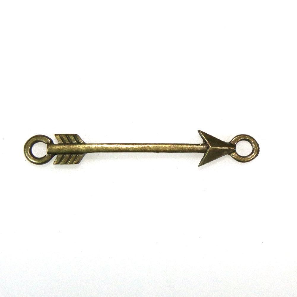 Connecteur bijoux Flèche Tendre 43 x 6 mm (1 pièce)