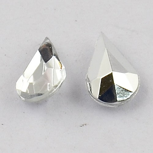 Strass bijoux acrylique Goutte 5 x 3 mm (50 pièces)
