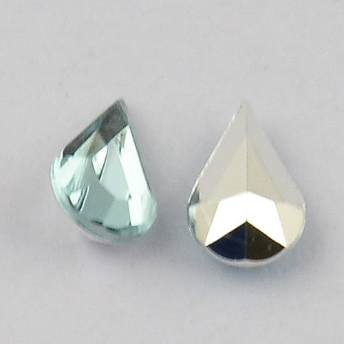 Strass bijoux acrylique Goutte 5 x 3 mm (50 pièces)