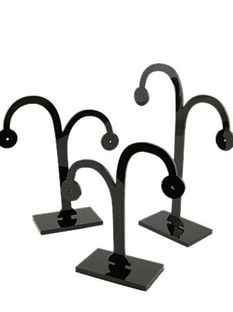 Présentoirs boucles d'oreille Arbre en plastique lot de 3