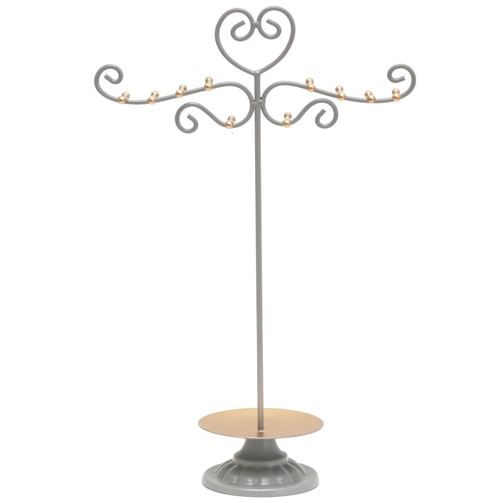 Présentoir mixte coeur avec corbeille