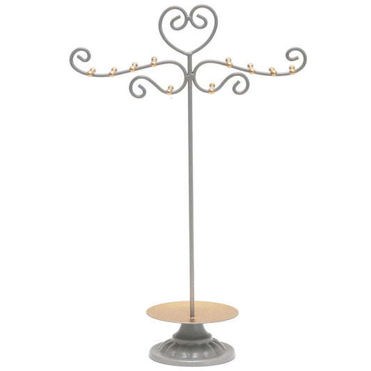 Présentoir mixte coeur avec corbeille