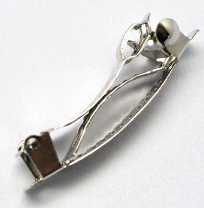 Barrettes cheveux pour fimo 30x5mm (10 pièces)