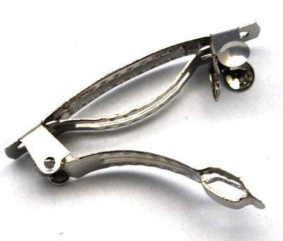 Barrettes cheveux pour fimo 30x5mm (10 pièces)