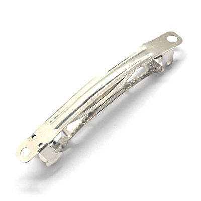 Barrettes cheveux pour fimo 30x5mm (10 pièces)