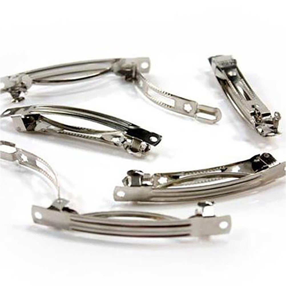 Barrettes cheveux pour fimo 30x5mm (10 pièces)