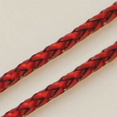 Fil nylon tréssé 0.6mm couleur métallisée (10 m)