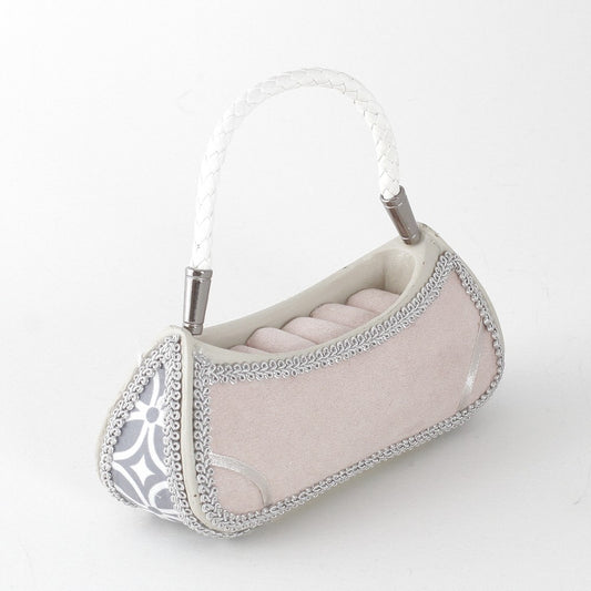 Porte bague sac à main rose GM