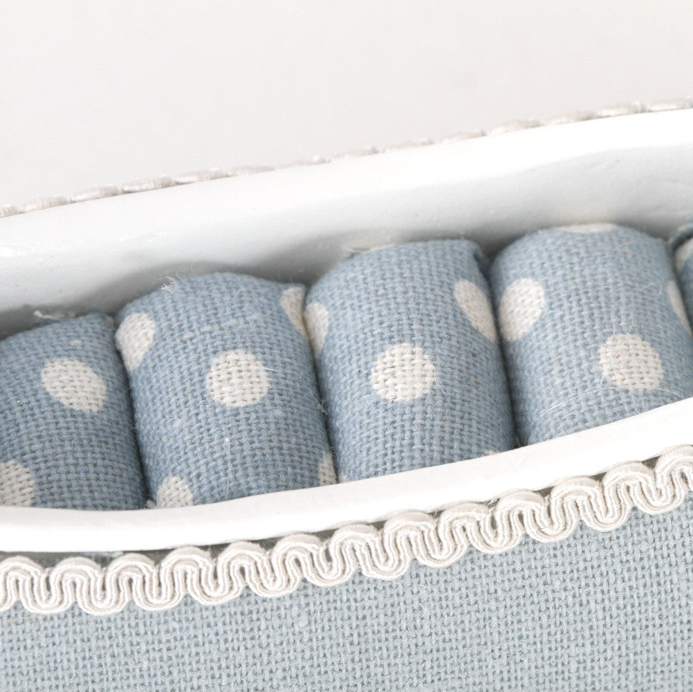 Porte bague sac à main bleu PM