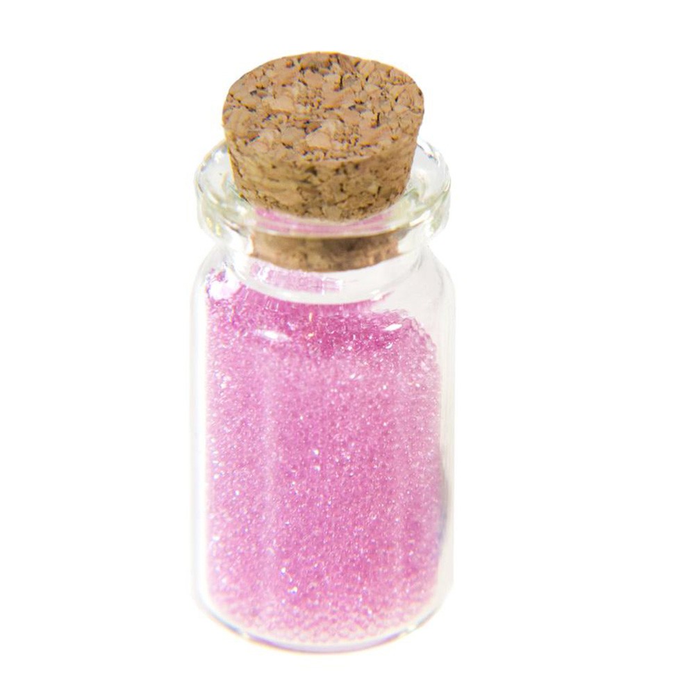 Microbilles caviar translucides en fiole